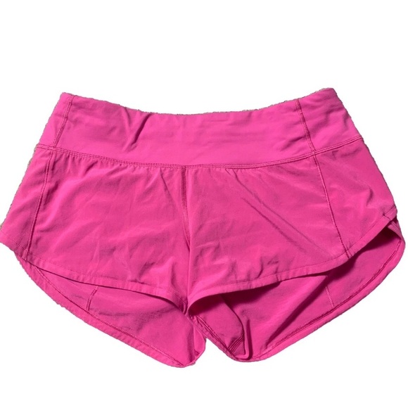 Lululemon Speed Up Shorts Size 4 2.5” Low Rise Lined Sonic Pink Athletic Swift - Picture 4 of 6